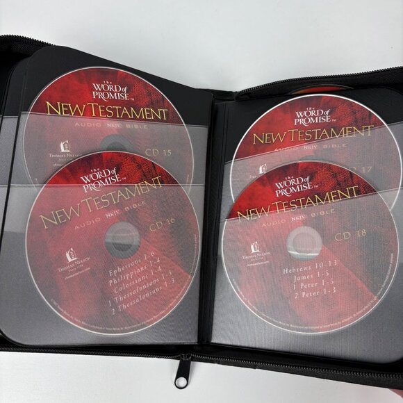 The Word Of Promise New Testament Audio NKJV Bible 20 CD Set - Picture 8 of 9